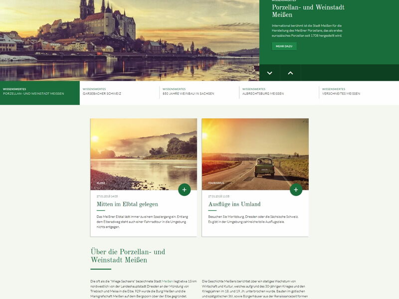 MATE Contao Theme im Material Design – Startseite